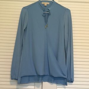 Michael Kors Blue Blouse